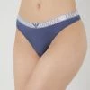 Γυναικεία Σλιπ Στρίνγκ Emporio Armani Underwear ναυτικό μπλε