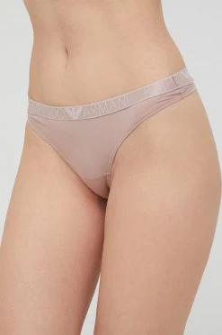 Γυναικεία Σλιπ Στρίνγκ Emporio Armani Underwear ροζ
