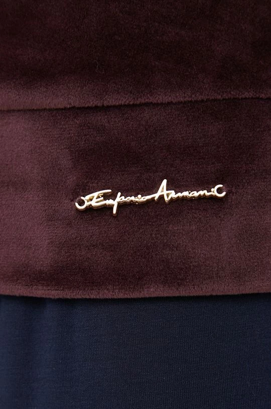 Γυναικεία Χωρίς φερμουάρ Μπλούζα Emporio Armani Underwear χρώμα: καφέ 6 Γυναικεία Χωρίς φερμουάρ Μπλούζα Emporio Armani Underwear χρώμα: καφέ - Image 4