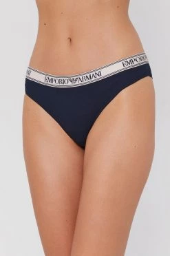 Γυναικεία Σλιπ Βραζιλιάνικο στρίνγκ Emporio Armani Underwear ναυτικό μπλε