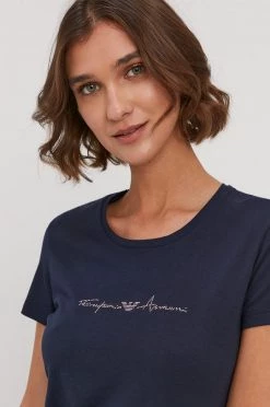 Emporio Armani Underwear Γυναικεία Πιτζάμα Μπλουζάκι πιτζάμας Emporio Armani ναυτικό μπλε -Emporio Armani Underwear Κατάστημα unnamed file 949