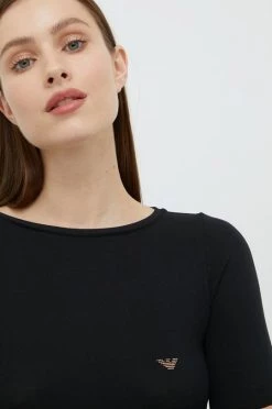 Γυναικεία Μακρυμάνικο Longsleeve Emporio Armani Underwear μαύρο -Emporio Armani Underwear Κατάστημα unnamed file 97